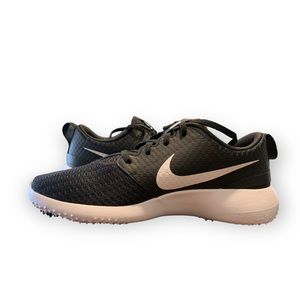 💯 Nike Roshe G Golf Shoes Black/White 7Y
